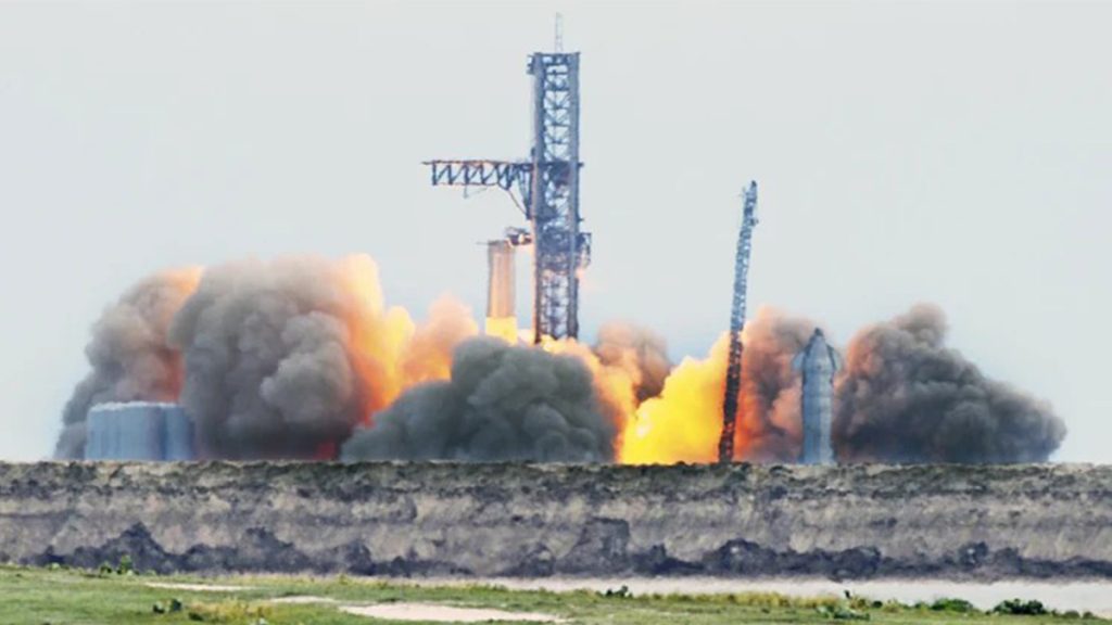 SpaceX-fires-up-giant-Starship-rocket-engines-in-key-test-Aljazeera-News-African-Insider